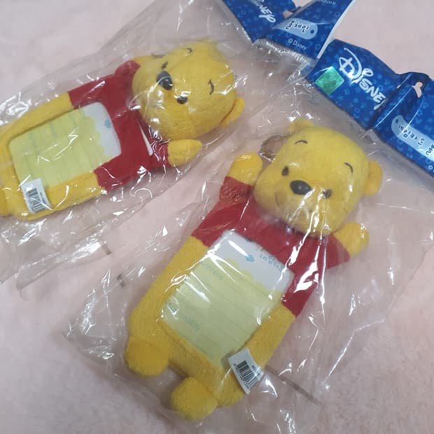 미개봉/개별 고전 곰돌이 푸 캐릭터 네임택 고전문구 고전완구 디즈니 인형