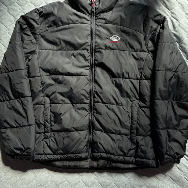 디키즈 블랙 경량패딩