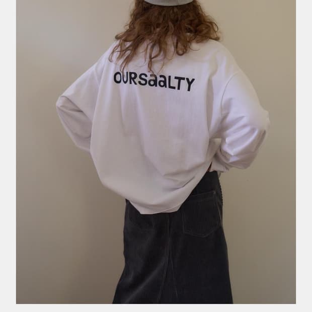 아우어솔티 베이직 오버핏 롱슬리브