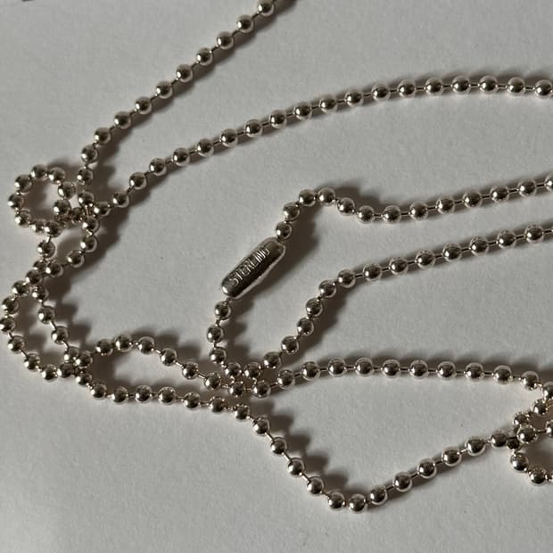 크롬하츠 볼체인 30인치 노커팅 새상품