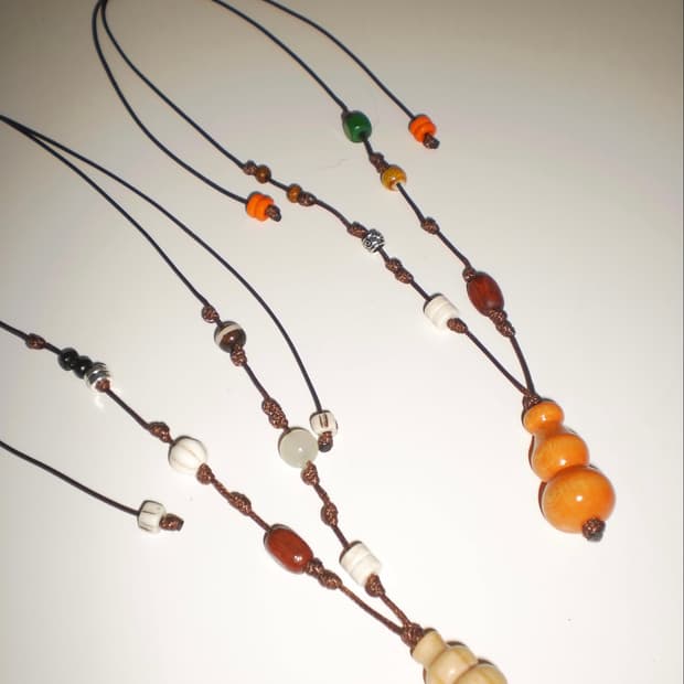 Necklace - 흰박