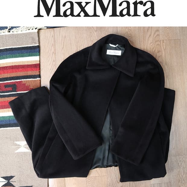이태리 메이드 max mara 막스마라 울 90% 캐시미어 10% 롱코트
