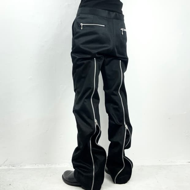 John Lawrence Sullivan Back Zip Trousers