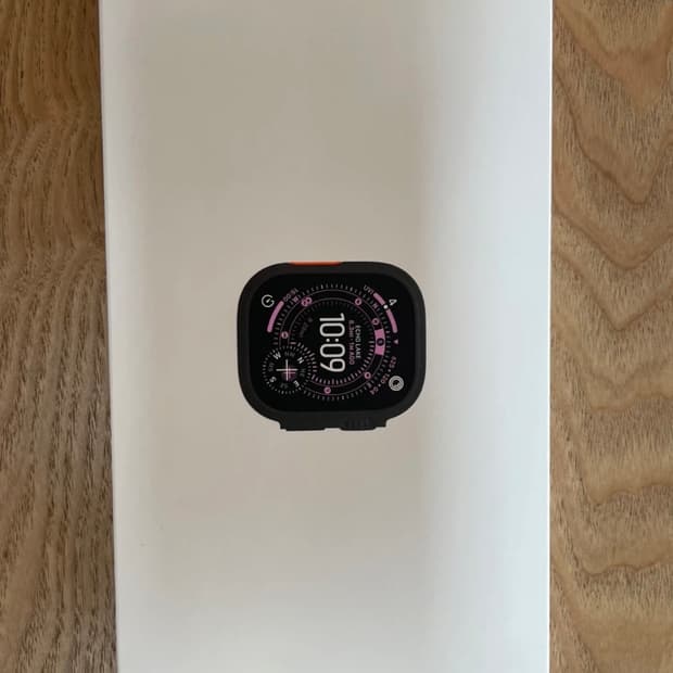 애플워치 울트라 3 티타늄 블랙 49mm  