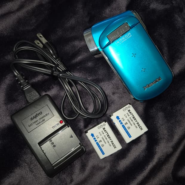 산요 작티 cg100 SANYO Xacti 빈티지 캠코더 카메라 디카