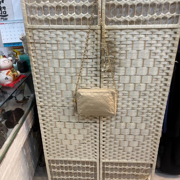 정품 샤넬 램스킨 퀄팅 체인크로스백 팝니다