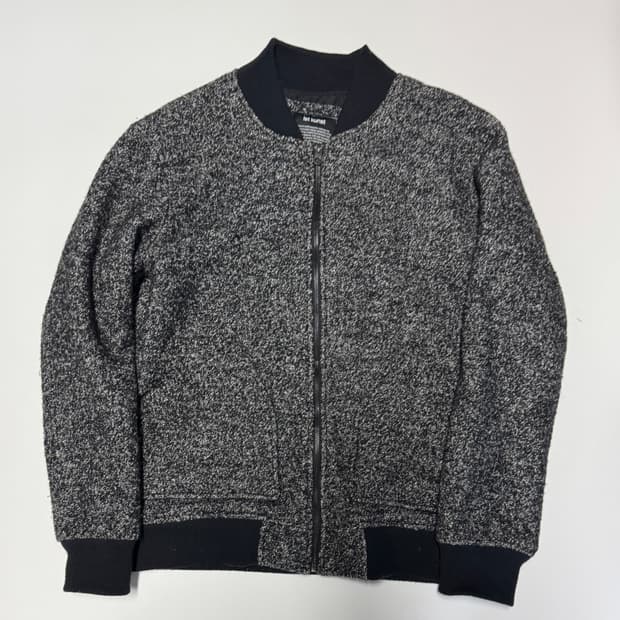 이스트쿤스트 미니멀 보카시 부클 블루종 자켓 L~XL