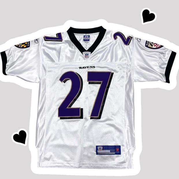 리복 NFL 볼티모어 레이븐스 유니폼 럭비티
