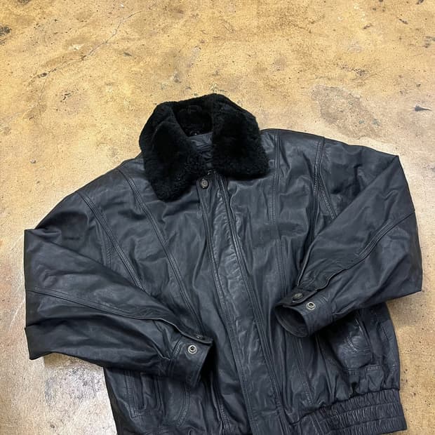 [정품/M] Victory 빅토리 빈티지 가죽 레더 자켓 b17