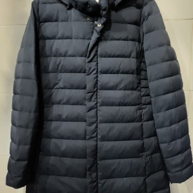 JDX 네이비 하프다운 패딩
