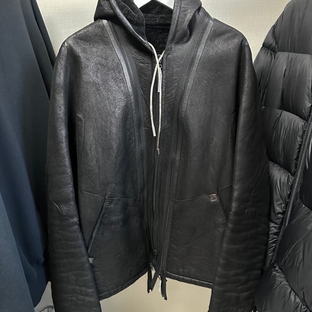 Isaac sellam 레더 무스탕 Lsize