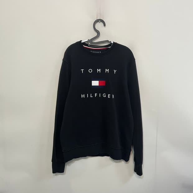 타미힐피거 남성 기모 맨투맨 L 