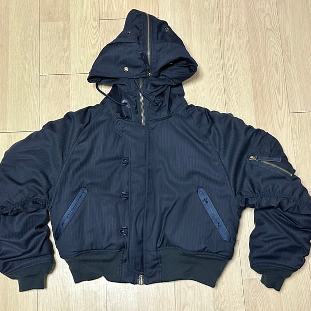 미스치프 x 알파 인더스트리 울 N-2B 자켓 딥 네이비