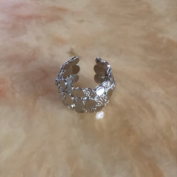     layered disc ring