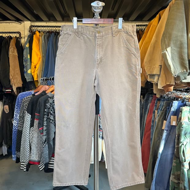 칼하트 던가리핏 싱글니 카펜터 워크 팬츠 35x30