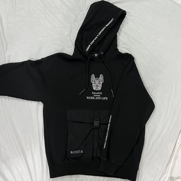 라이프워크 우븐 벨트포켓 후드 L