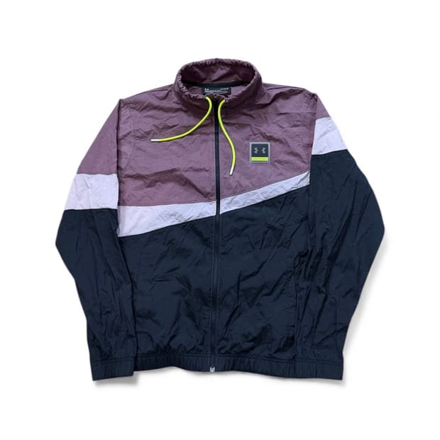 언더아머 로고 나일론 바람막이 자켓