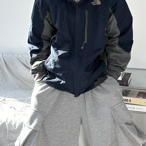 노스페이스 네이비 하이벤트 바람막이 M