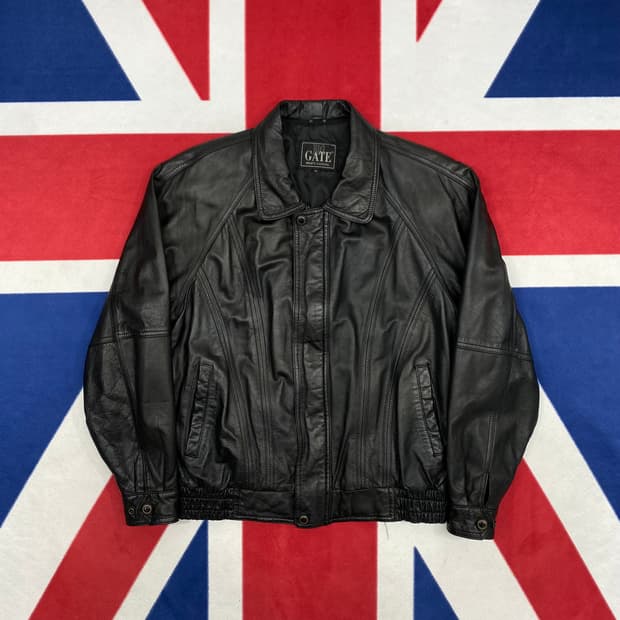 양가죽 봄버 자켓 XL