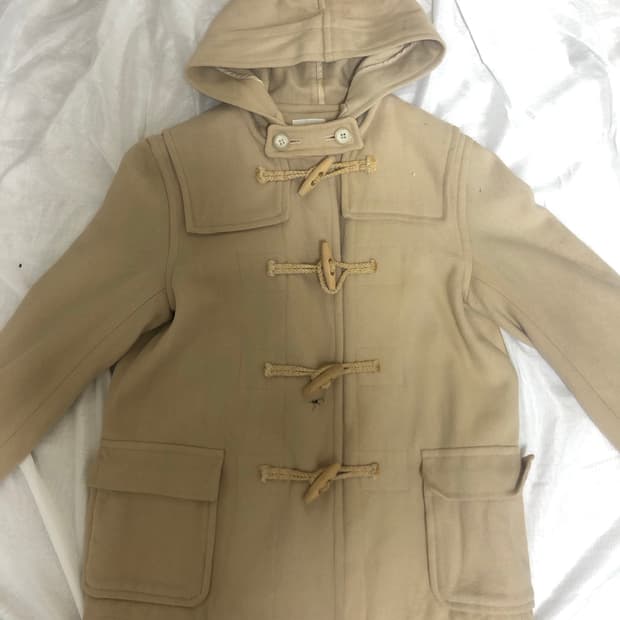 베이지 떡볶이 코트