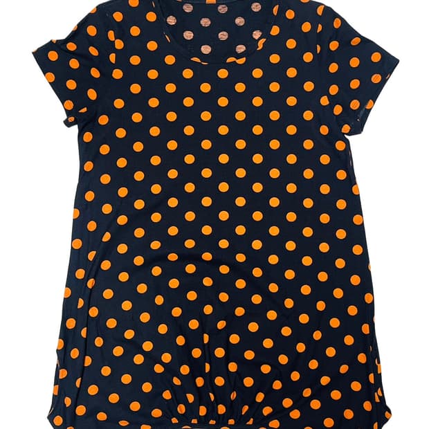 Orange dots balloon top