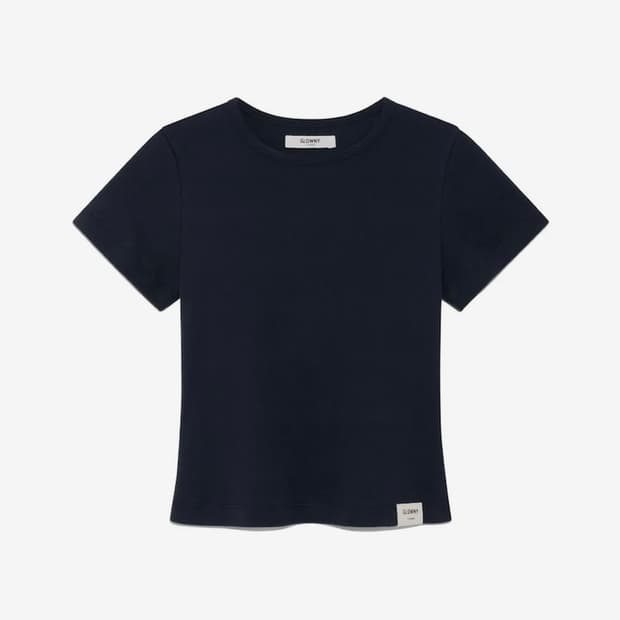 GLOWNY G BABY TEE (NAVY) 