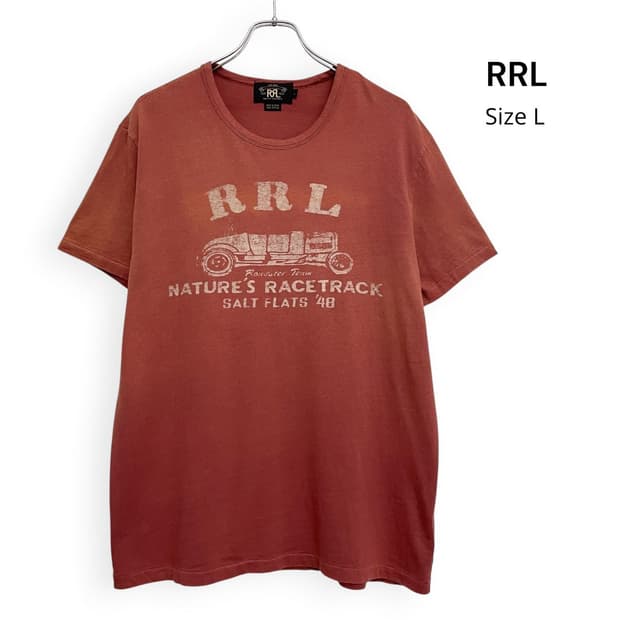 20s RRL 더블알엘 레이스 트랙 그래픽 반팔티