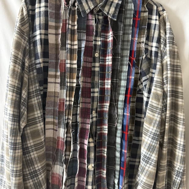 니들스 리빌드 체크셔츠