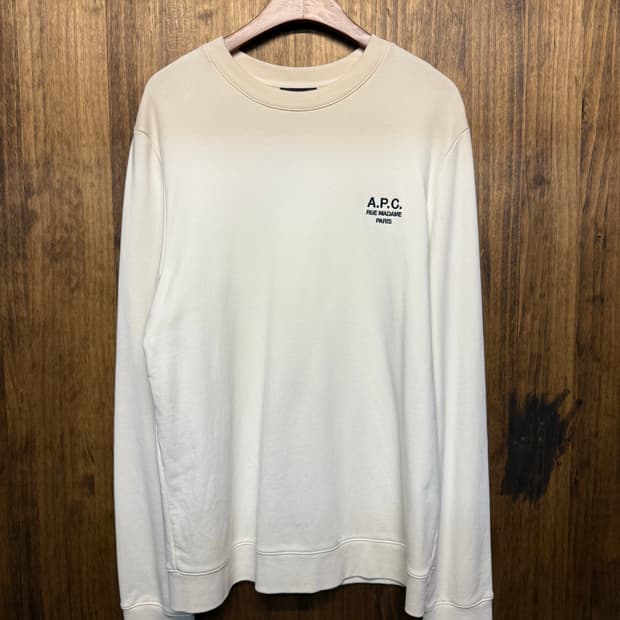 A.P.C embroidered sweatshirt