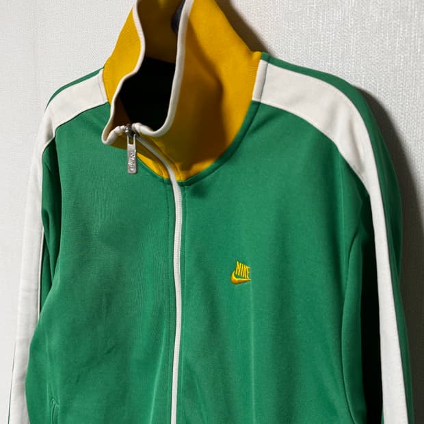 나이키 그린 옐로우 트랙탑 져지