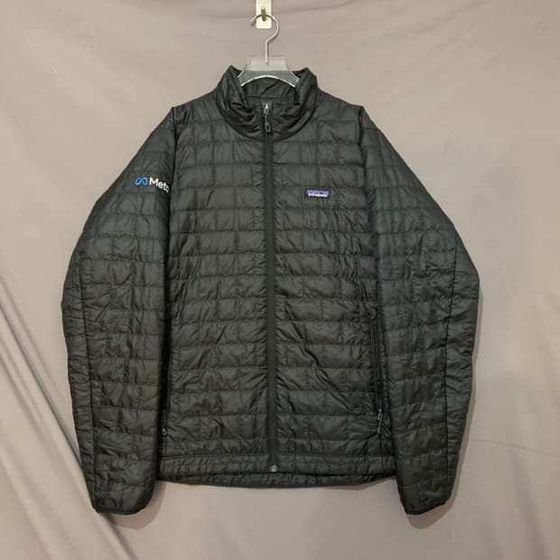 L 파타고니아 나노 퍼프 블랙 퀼팅 경량 패딩