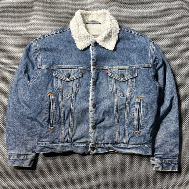 90s 리바이스 쉐르파 데님 트러커 (old-8518)