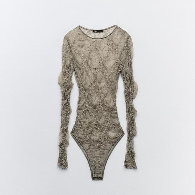 Zara 자라 레이스 바디수트