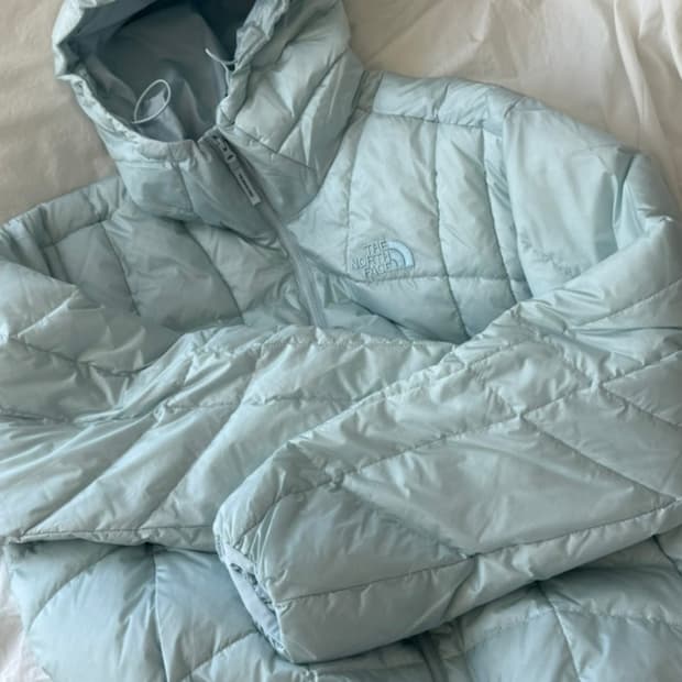 노스페이스 온볼 웨이브 It 온 자켓 경량패딩 - 라이트블루M