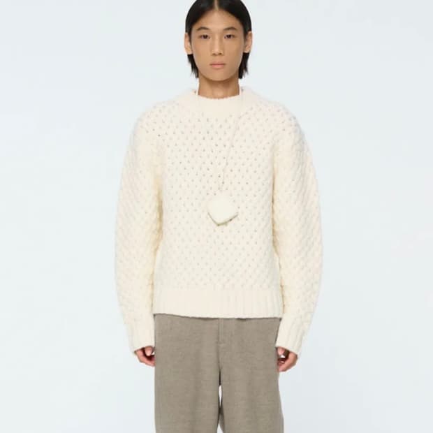 아모멘토 케이블 니트