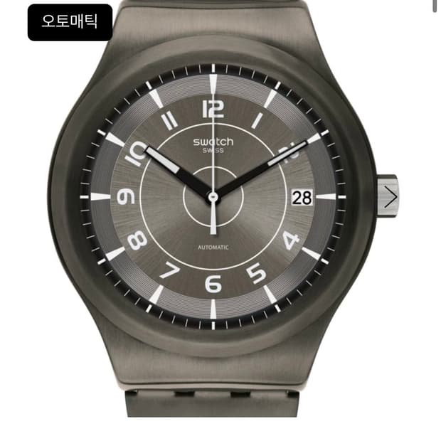 스와치 sistem brushed 오토매틱 시계