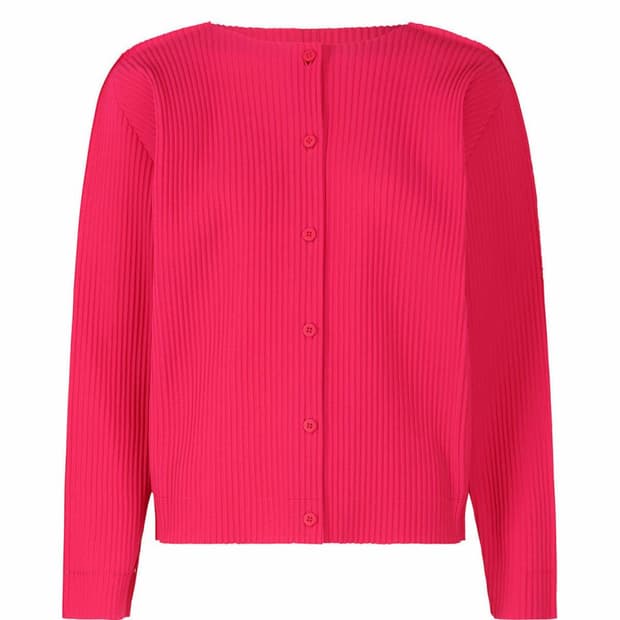 이세이미야케 FINE KNIT PLEATS 가디건