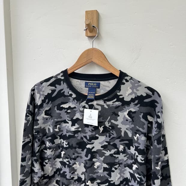 16366 - 폴로 랄프로렌 카모 와플 티셔츠