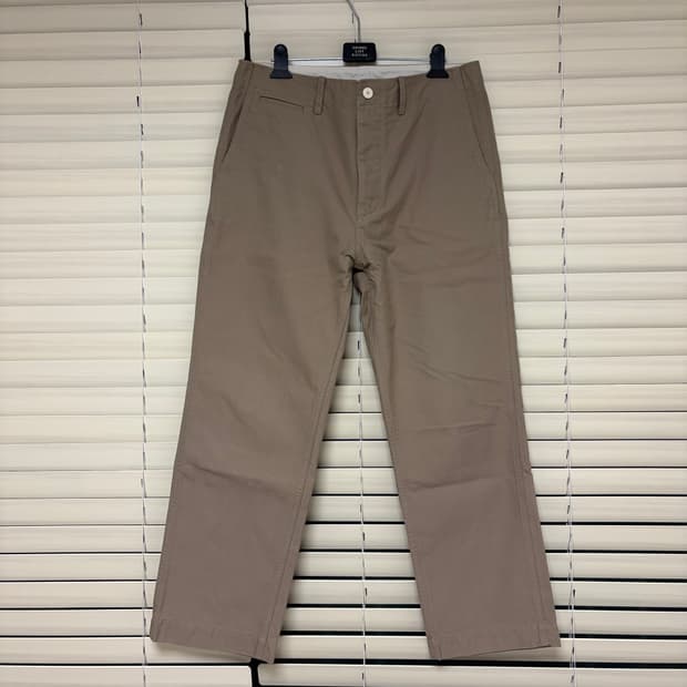 비즈빔 Visvim 코튼 치노 팬츠 베이지 3 사이즈
