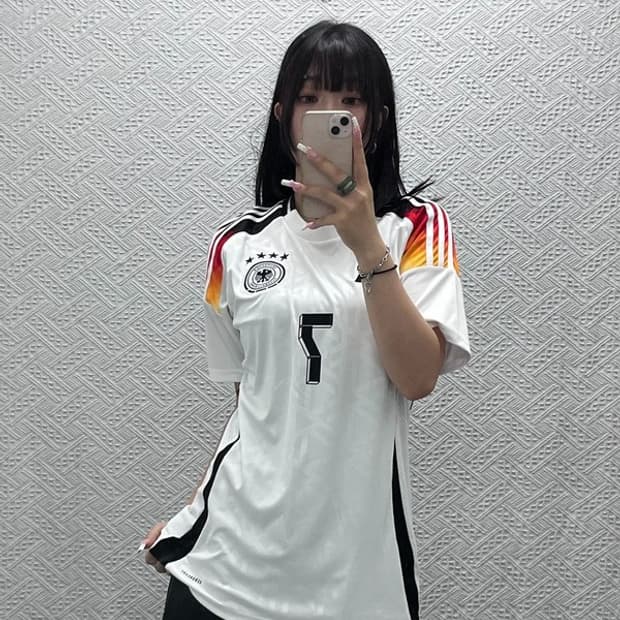 아디다스 올드스쿨 레트로 스포티 독일 국대 져지 반팔티 M C13844