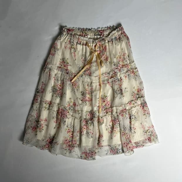 LET’S ROSE 렛츠로즈 잔꽃 스커트