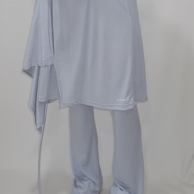 지초이 컴포트 23-005 FLARED PANTS +WRAP SKIRT