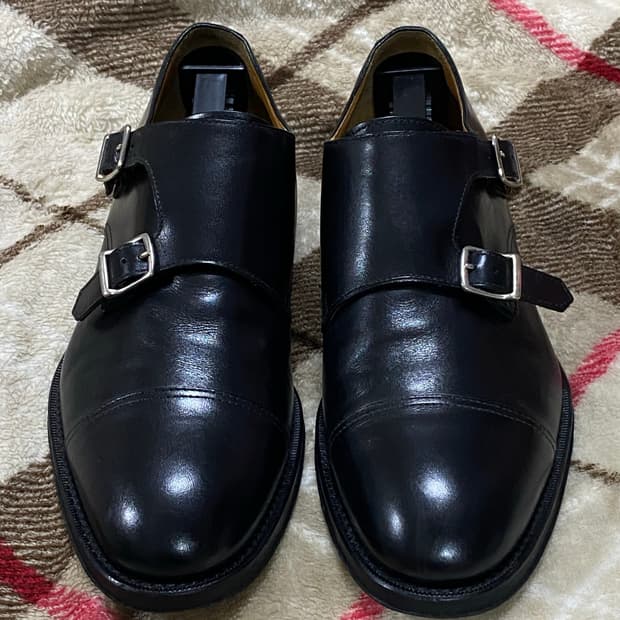 made in italy 🇮🇹 듀칼 남성 더블 몽크스트랩 구두 260