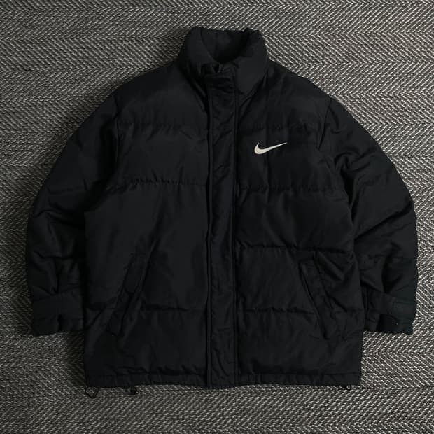 90s 나이키 올드스쿨 립스탑 다운 패딩o 2973