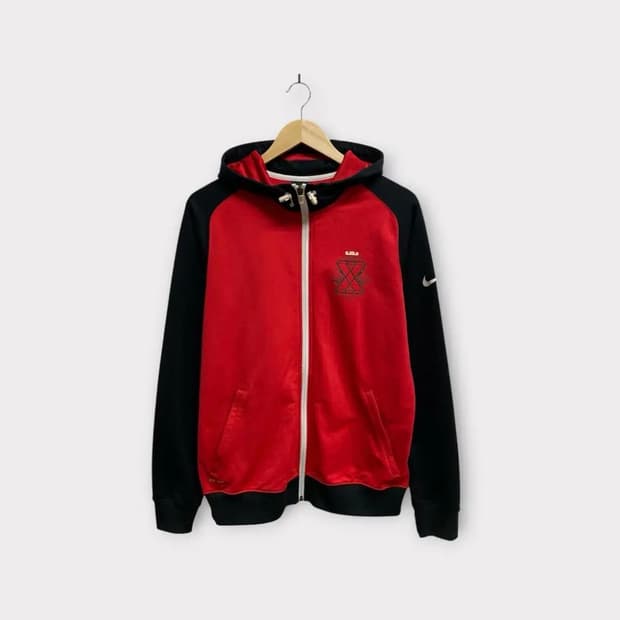 나이키 라이온 레드 후드집업 L
