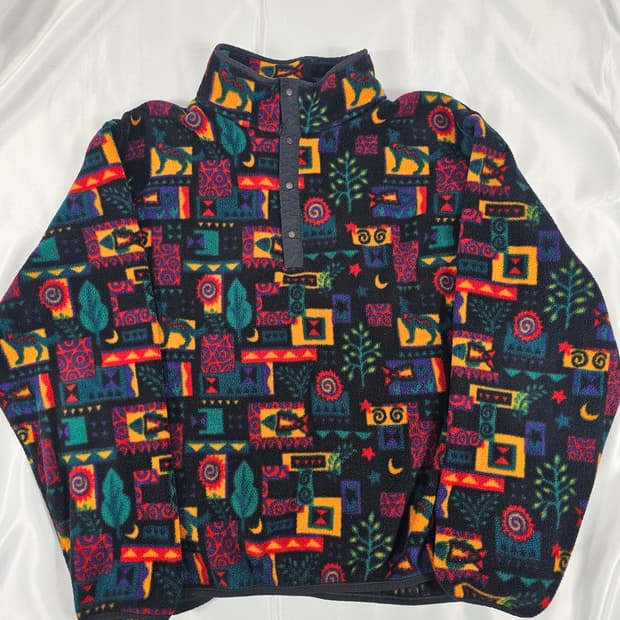 L.L.Bean90s플리스신칠라