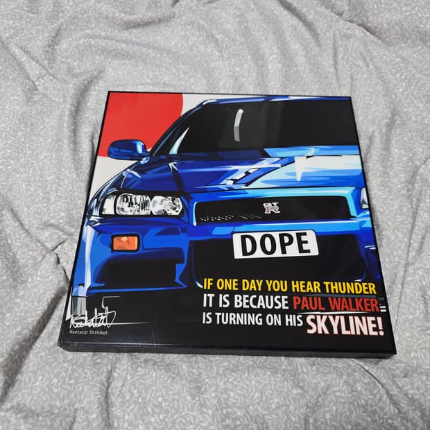 키타탓 시티켓 팝아트 액자 (R34)