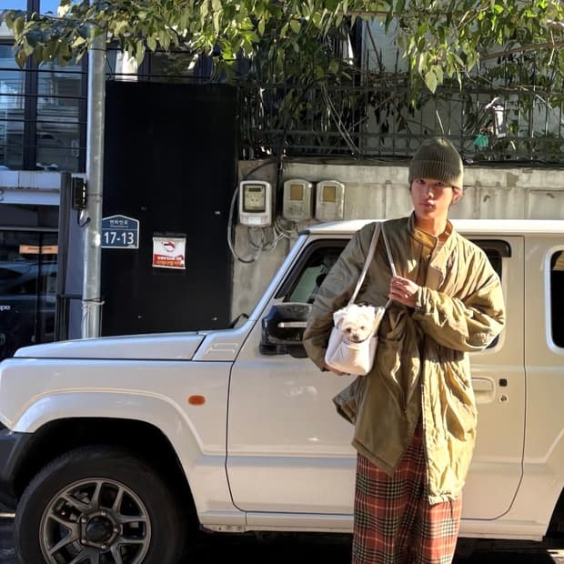 헤리티지플로스 알프레드 파카(모델 홍태준님 착용)