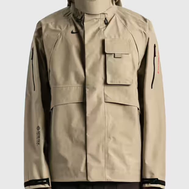 Nike 나이키 x 트래비스 스캇 테크 자켓 브라운 L