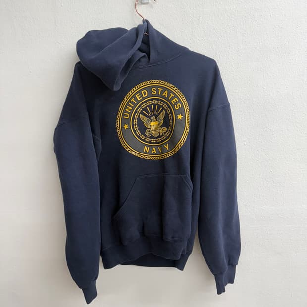 90s usa u.s navy 네이비 후드 M